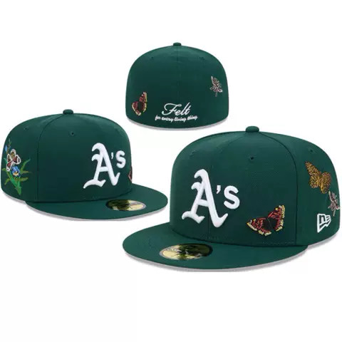 Felt x Oakland A's Green Butterfly 59FIFTY (Alt)