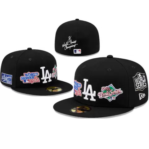 LA Dodgers Black World Series Champions 59FIFTY (Alt)