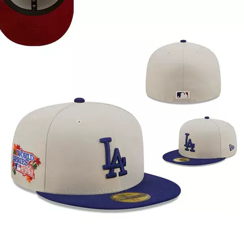 LA Dodgers Cream & Blue 1981 World Series 59FIFTY