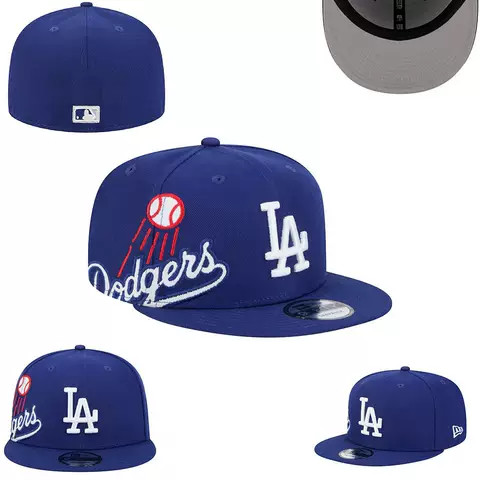 LA Dodgers Royal Blue Split LA & Script 59FIFTY