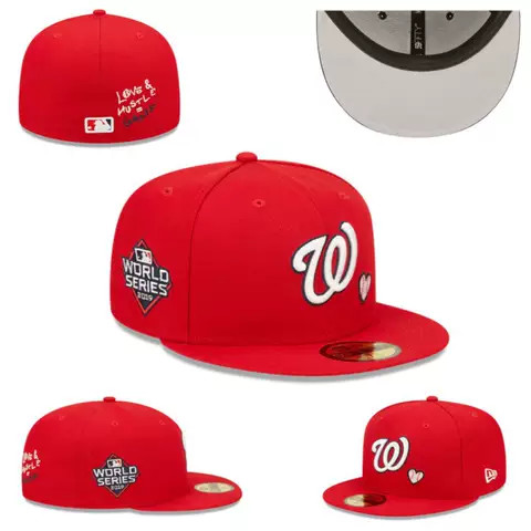 Washington Nationals Red Love & Hustle 2019 World Series 59FIFTY