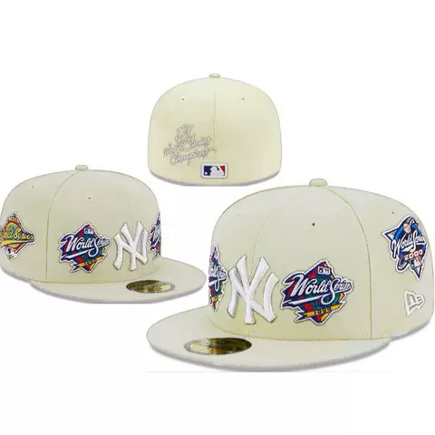NY Yankees Cream World Series Champions 59FIFTY (Alt)