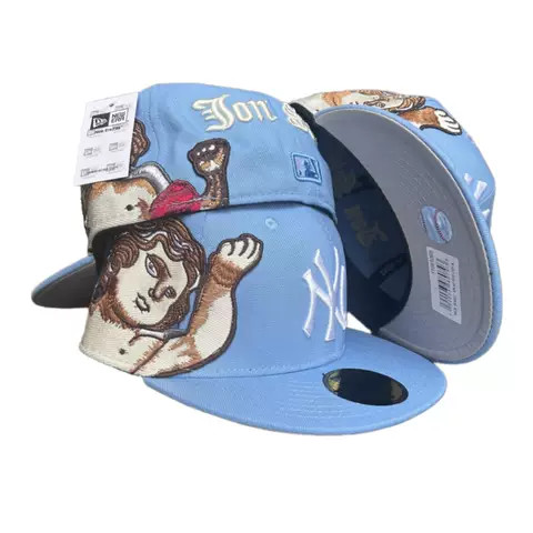 NY Yankees Tan Jon Stan Cherub Custom 59FIFTY — AA Quality