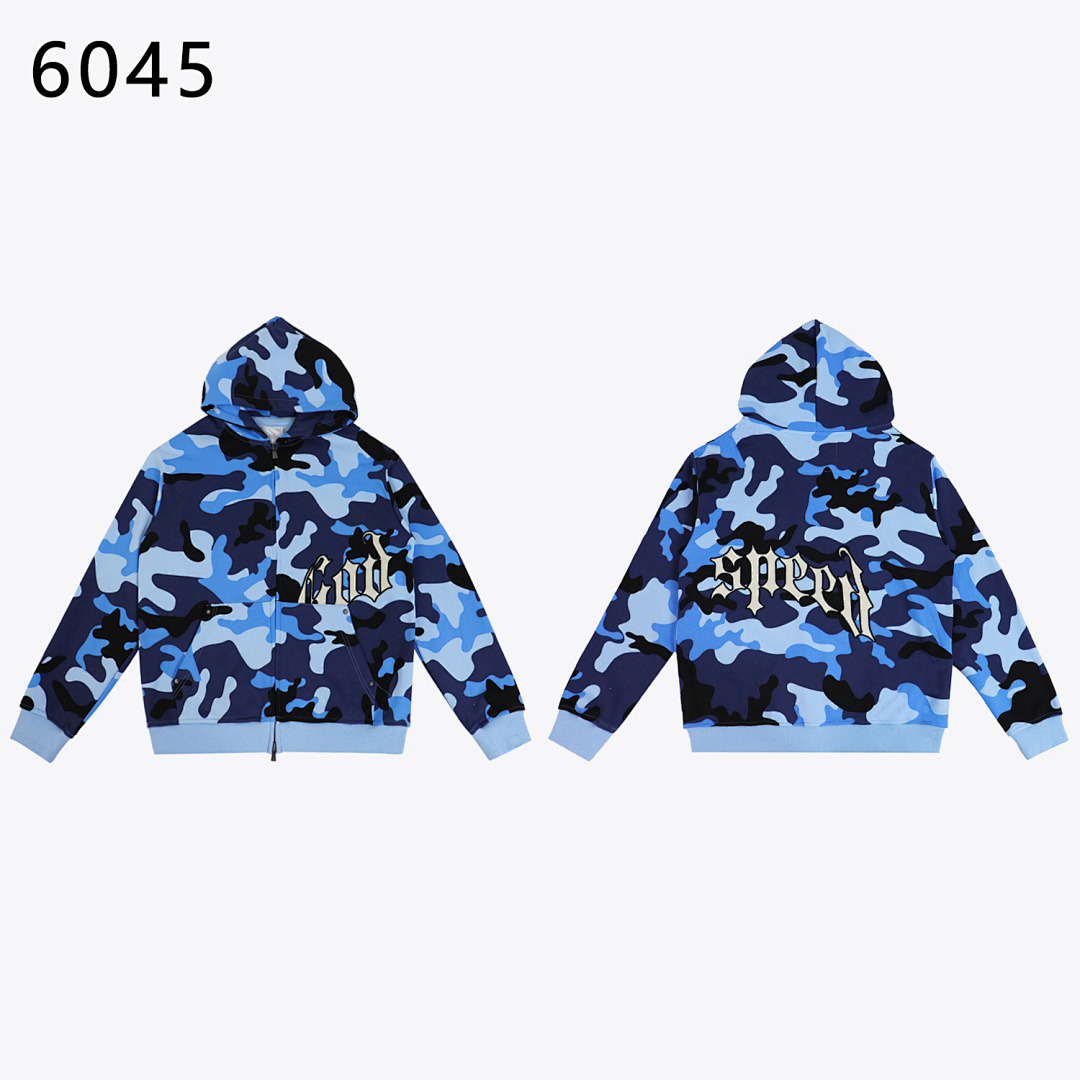 GodSpeed Hoodie — 6045 (Camo Blue)
