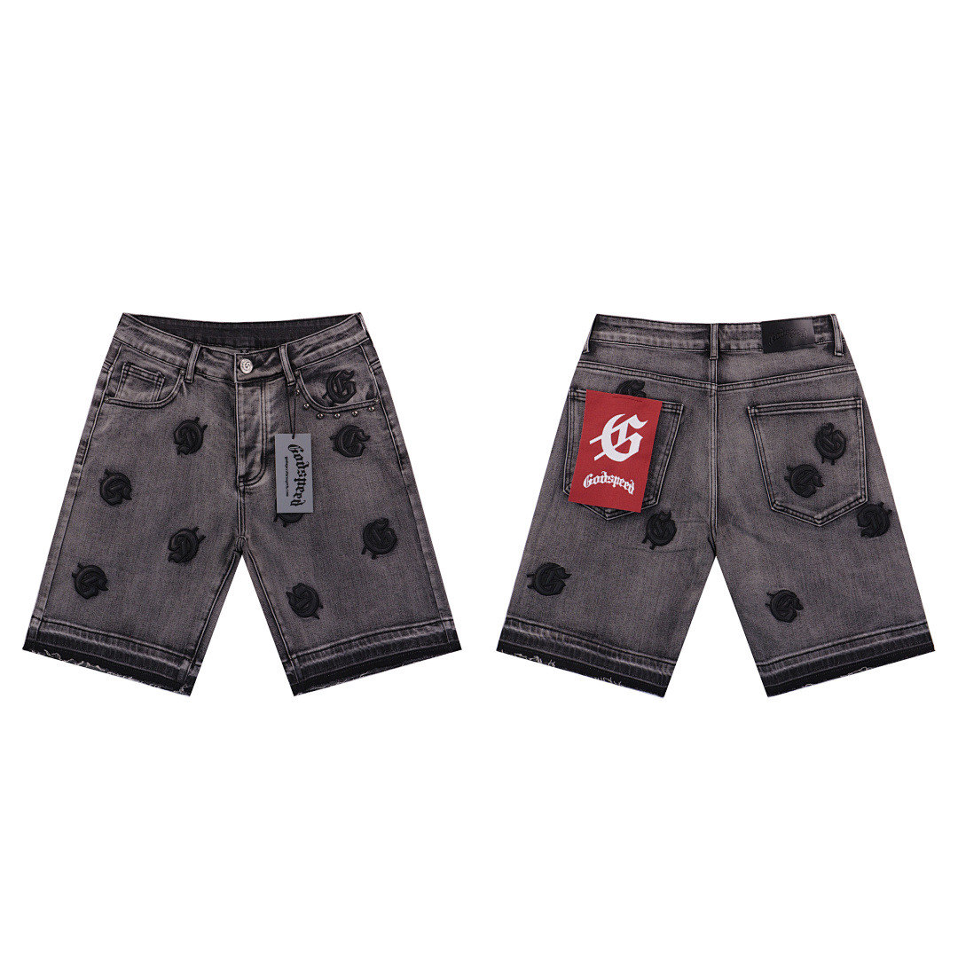 GodSpeed Jeans Shorts — 8660 (Smoke Gray)