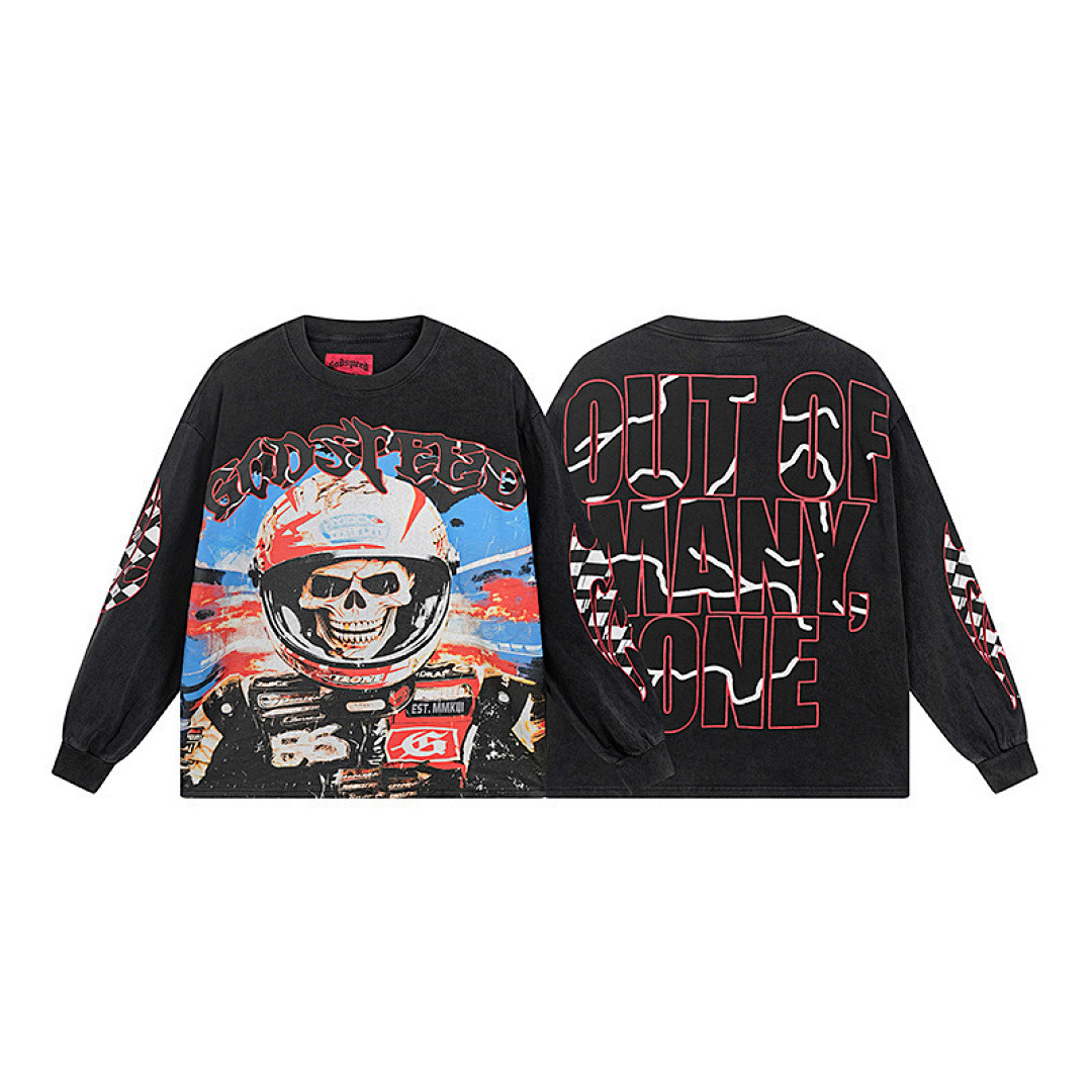 GodSpeed Long Sleeve — 1102 (Washed Black)