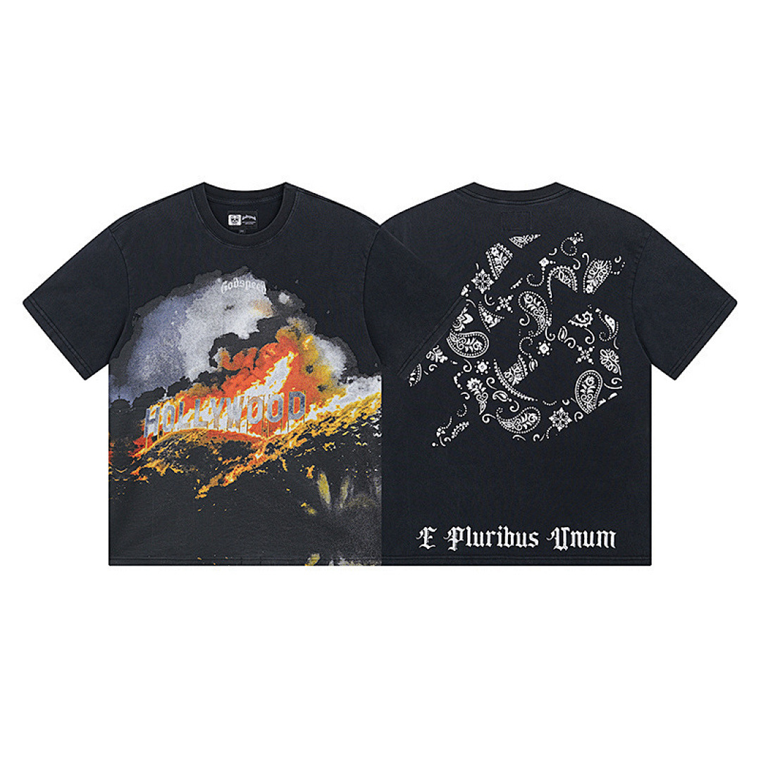 GodSpeed T-Shirt — 1007 (Washed Black)