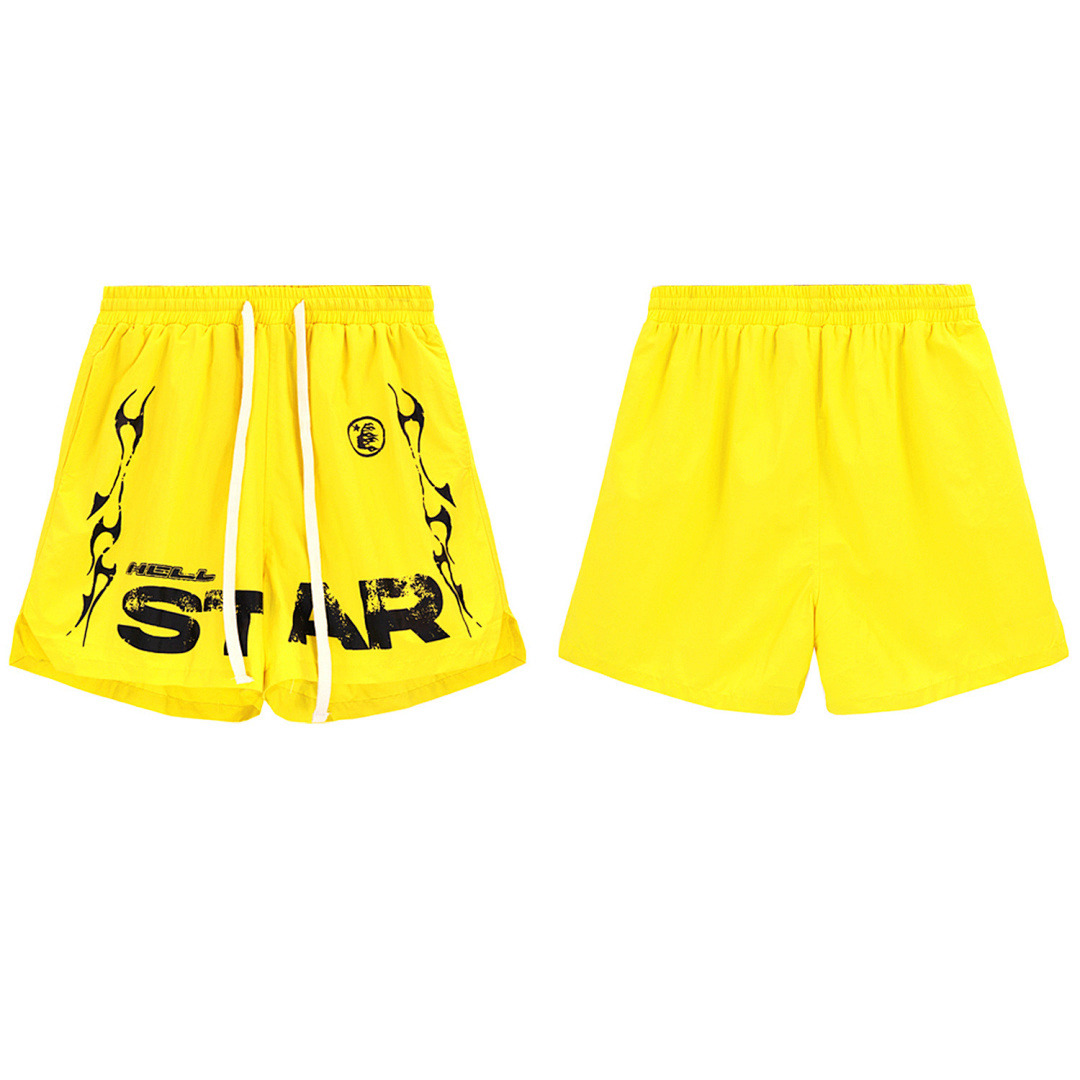 Hellstar Shorts — BRA-8606 (Yellow)