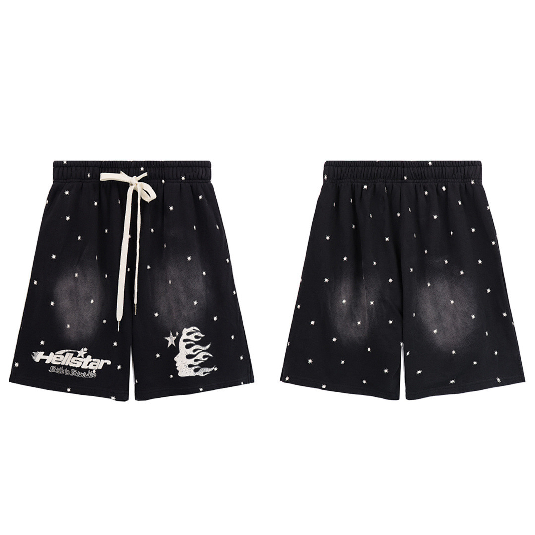 Hellstar Shorts — BRA-8649 (Black)
