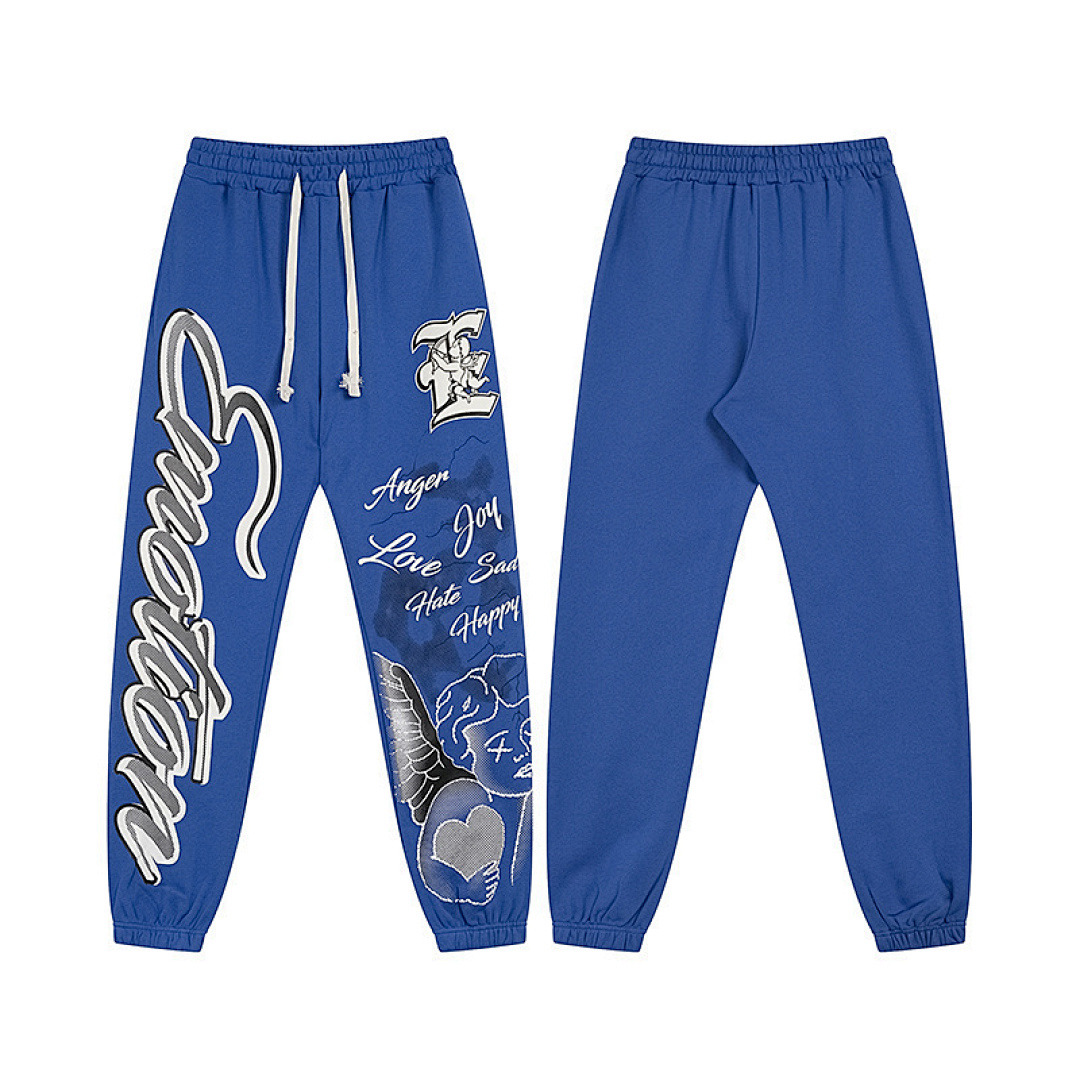 Mixed Emotion Pants — ME0057 (Blue)