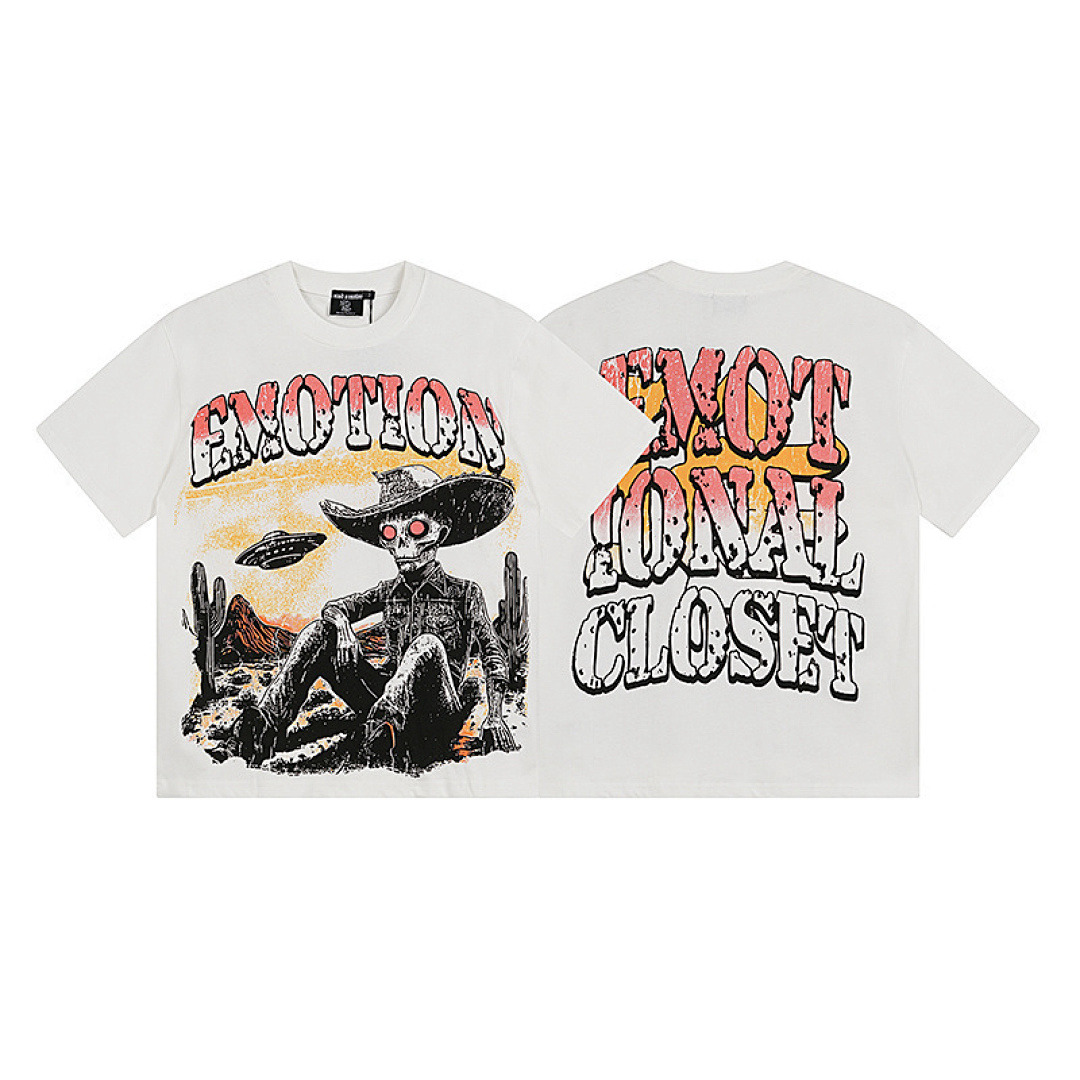 Mixed Emotion T-Shirt — ME0002 (White) angle 1