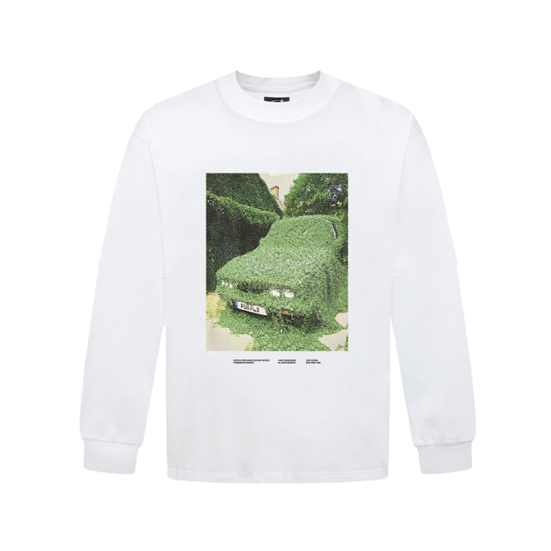 Purple Brand Long Sleeve — Purple Brand Long Sleeve —# White angle 1