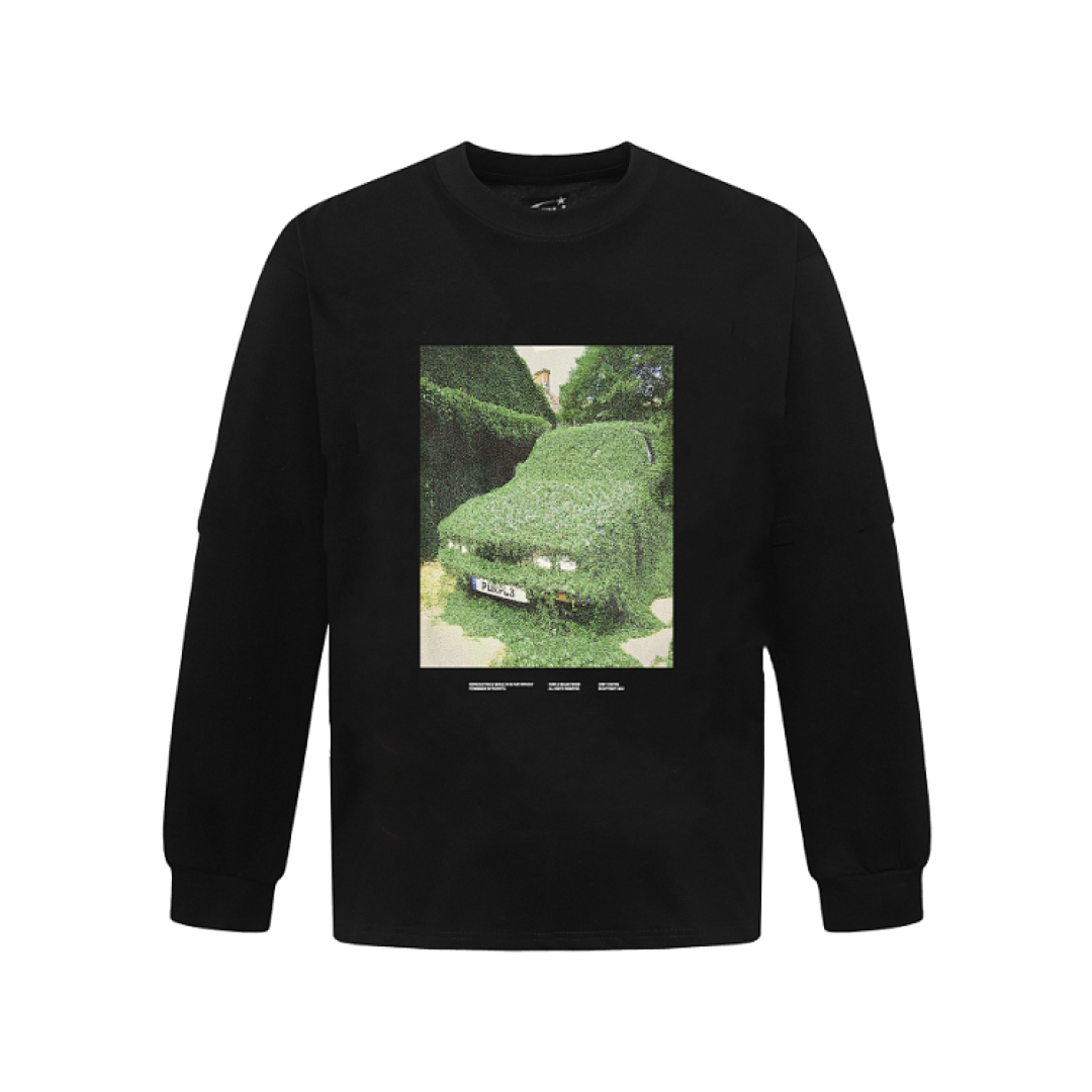 Purple Brand Long Sleeve — Purple Brand Long Sleeve —# Black angle 1