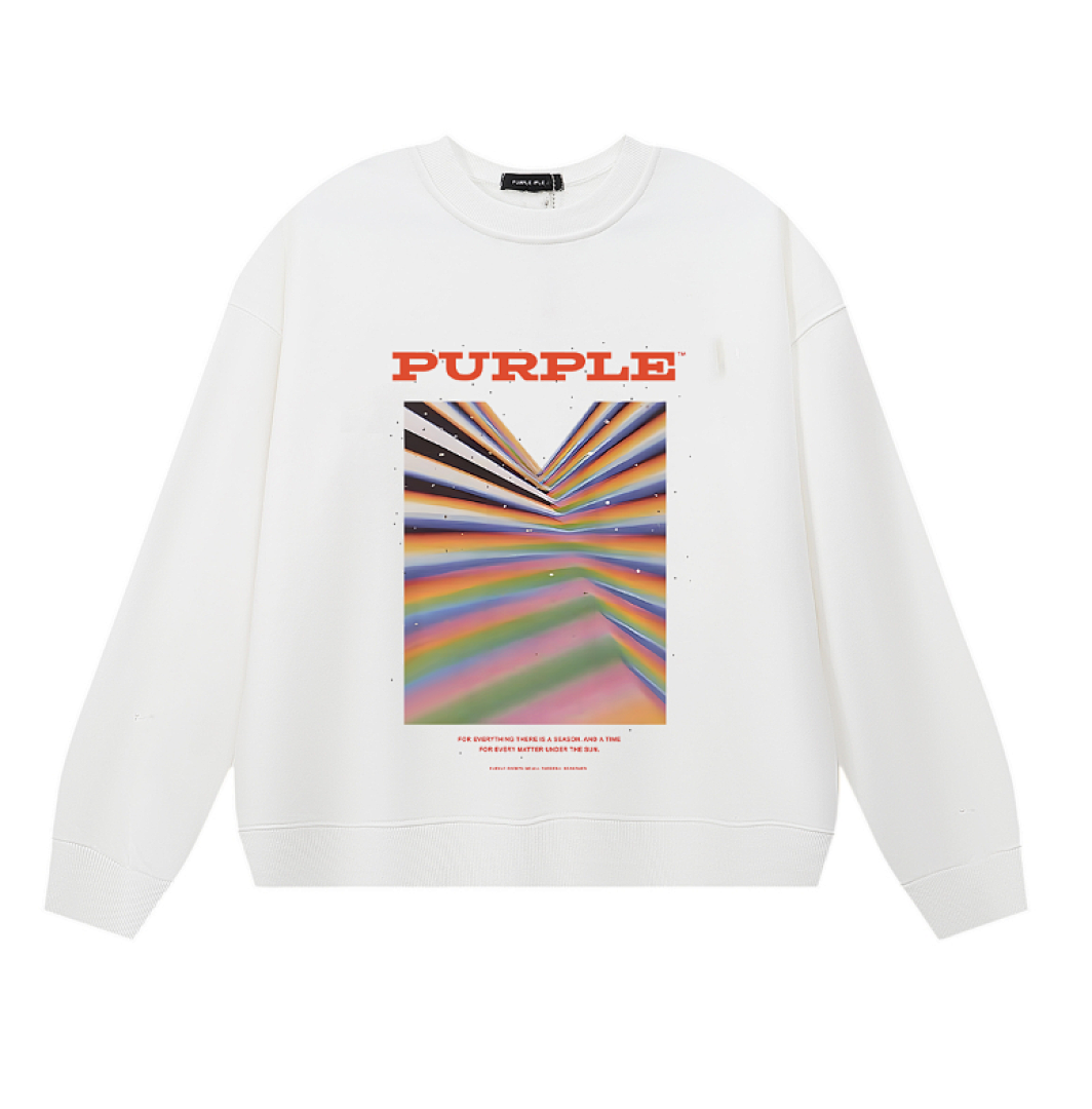 Purple Brand Long Sleeve — Purple Brand Long Sleeve —# White angle 1