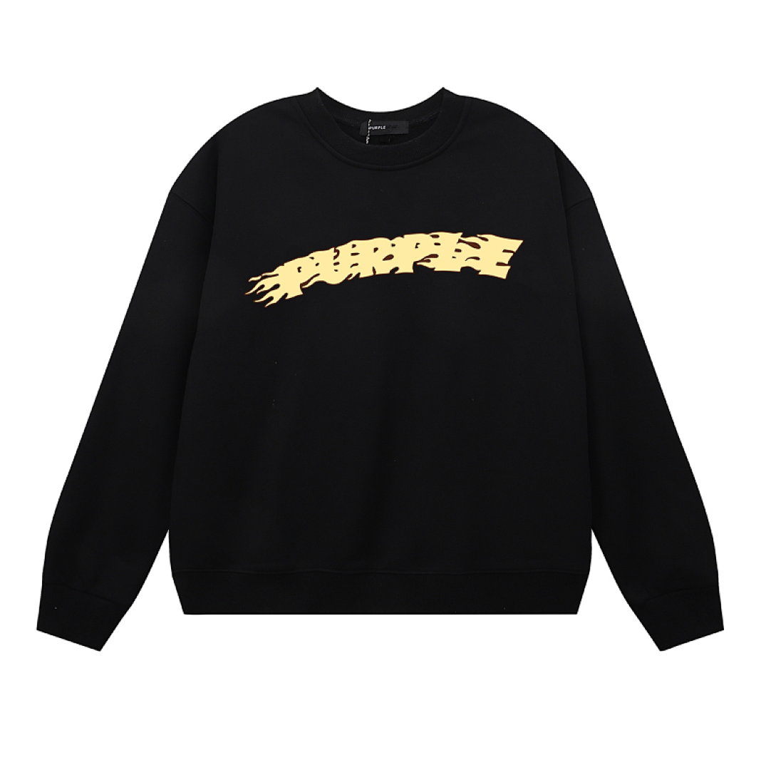 Purple Brand Long Sleeve — Purple Brand Long Sleeve —# Black angle 1