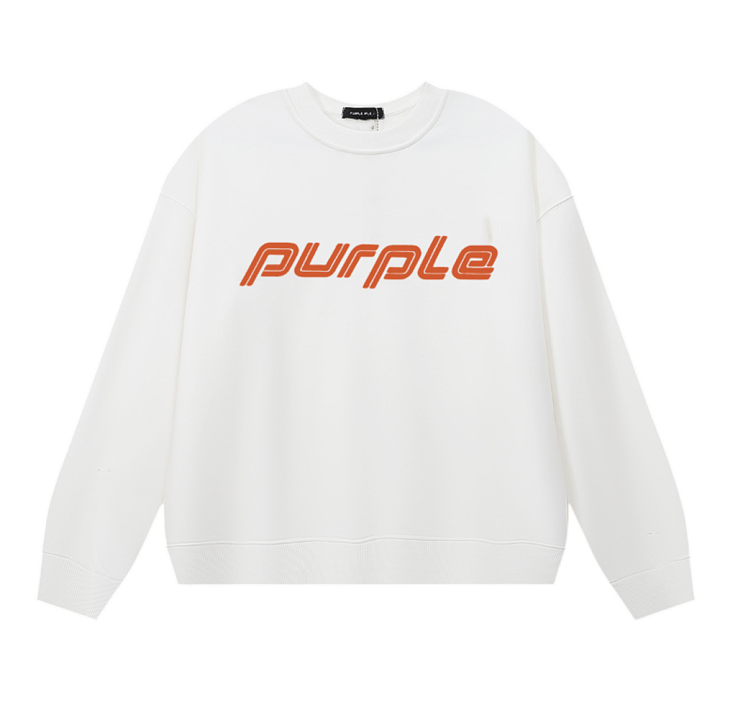 Purple Brand Long Sleeve — Purple Brand Long Sleeve —# White angle 1