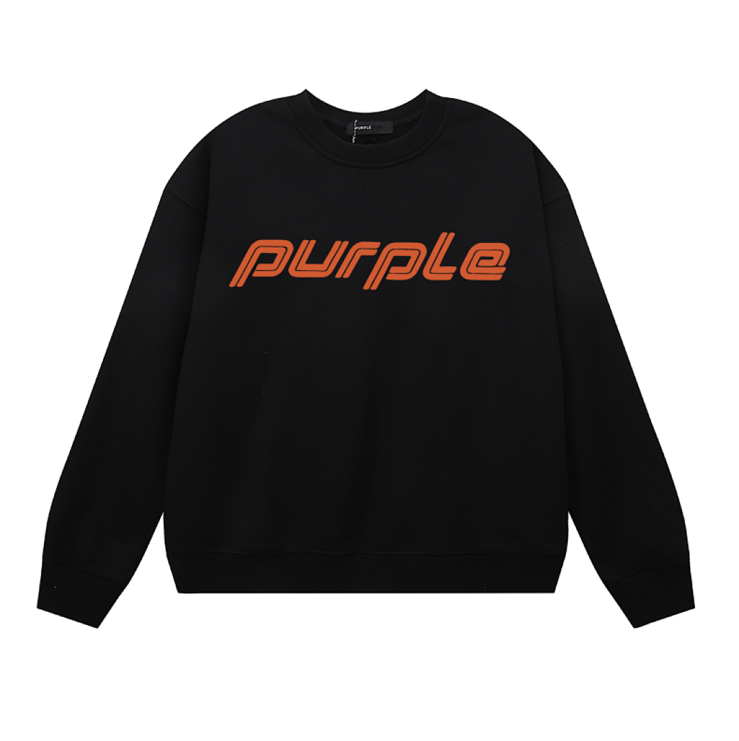 Purple Brand Long Sleeve — Purple Brand Long Sleeve —# Black angle 1