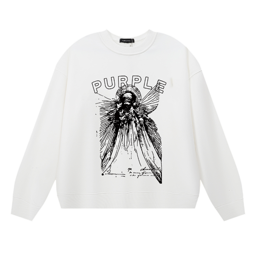 Purple Brand Long Sleeve — Purple Brand Long Sleeve —# White angle 1