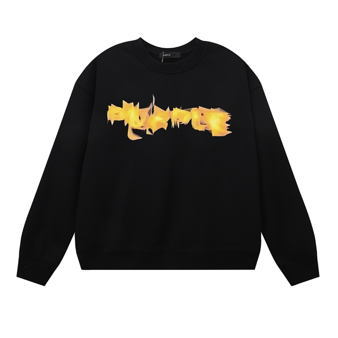 Purple Brand Long Sleeve — Purple Brand Long Sleeve —# Black angle 1