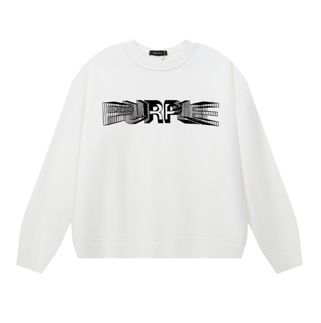 Purple Brand Long Sleeve — Purple Brand Long Sleeve —# White angle 1