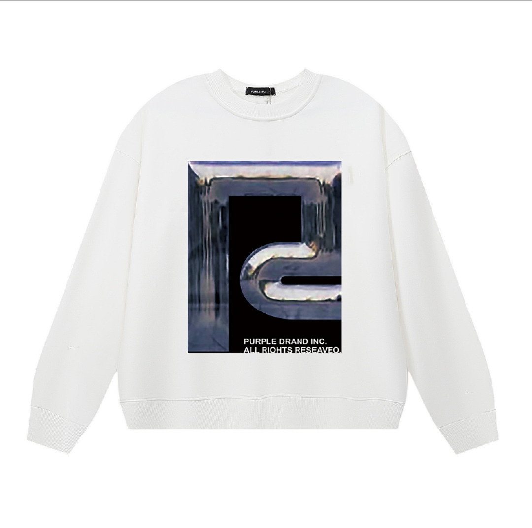 Purple Brand Long Sleeve — Purple Brand Long Sleeve —# White angle 1