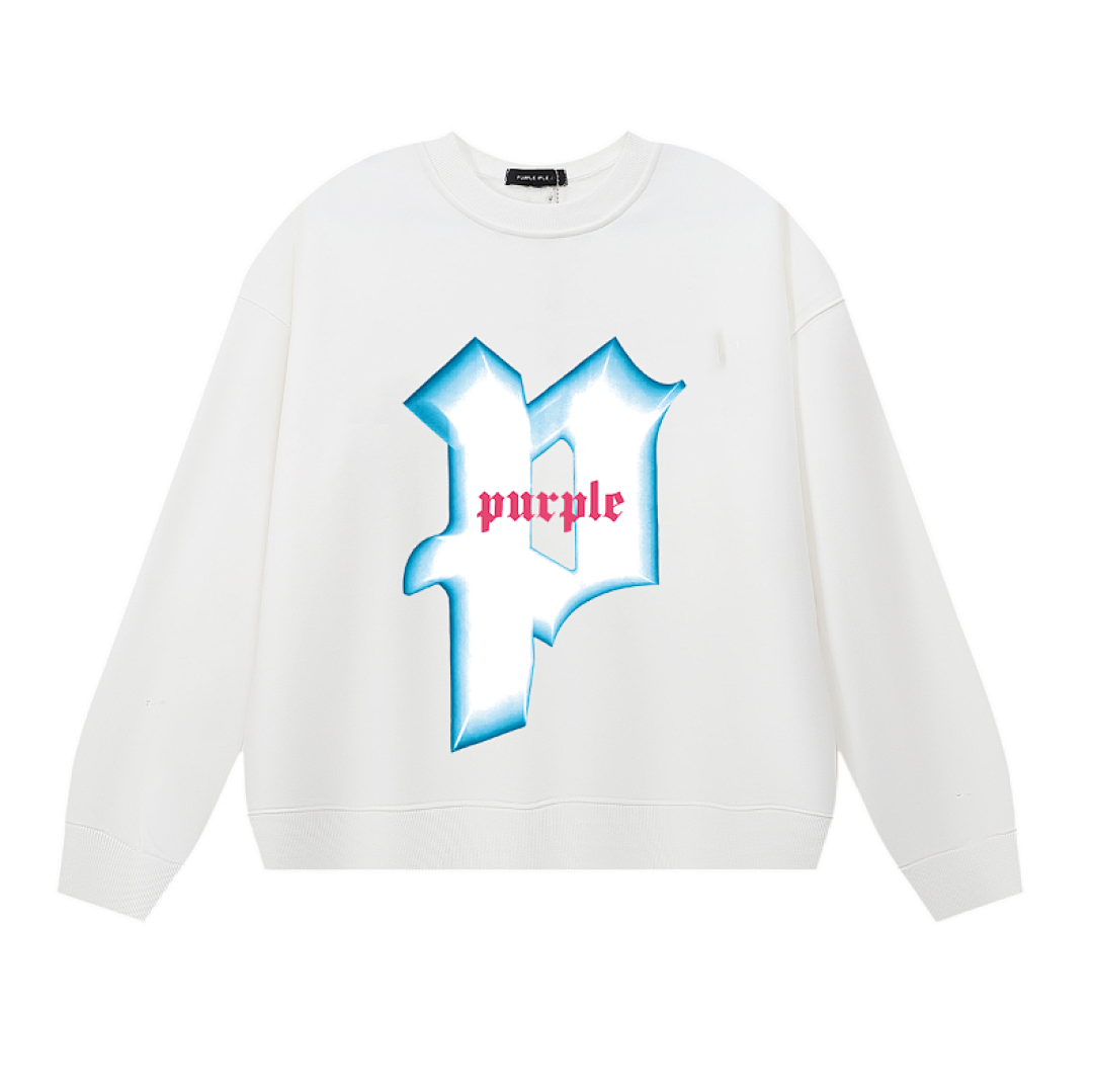 Purple Brand Long Sleeve — Purple Brand Long Sleeve —# White angle 1