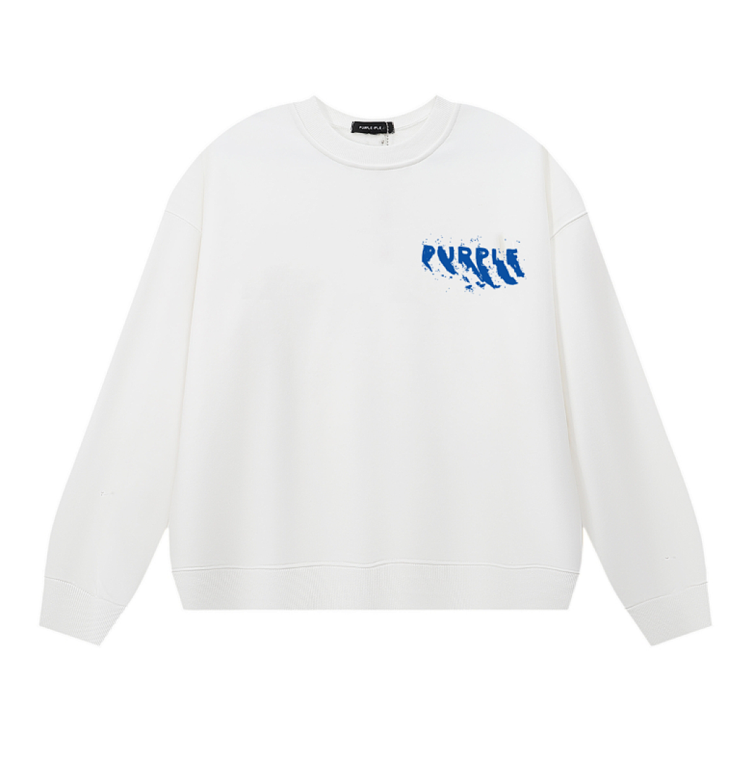 Purple Brand Long Sleeve — Purple Brand Long Sleeve —# White