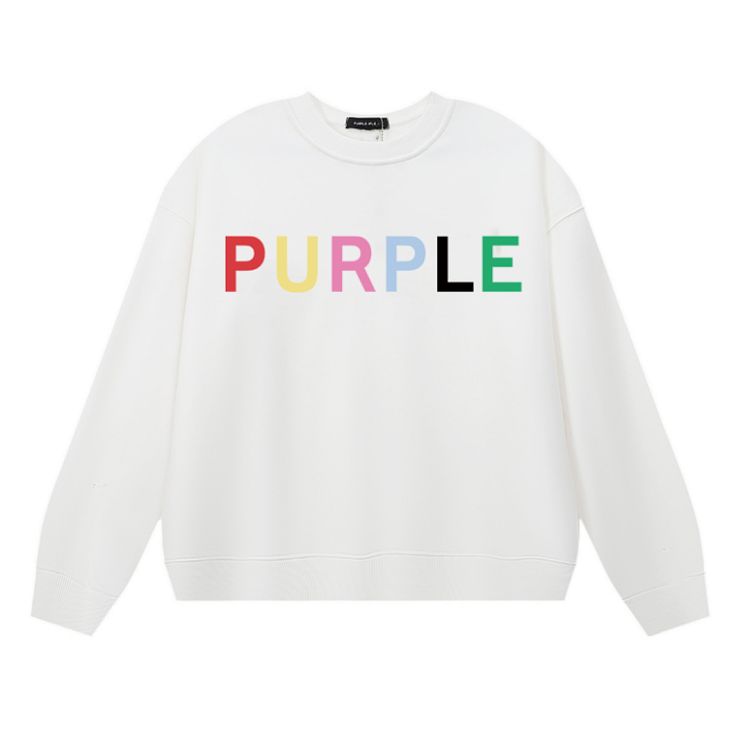 Purple Brand Long Sleeve — Purple Brand Long Sleeve —# White