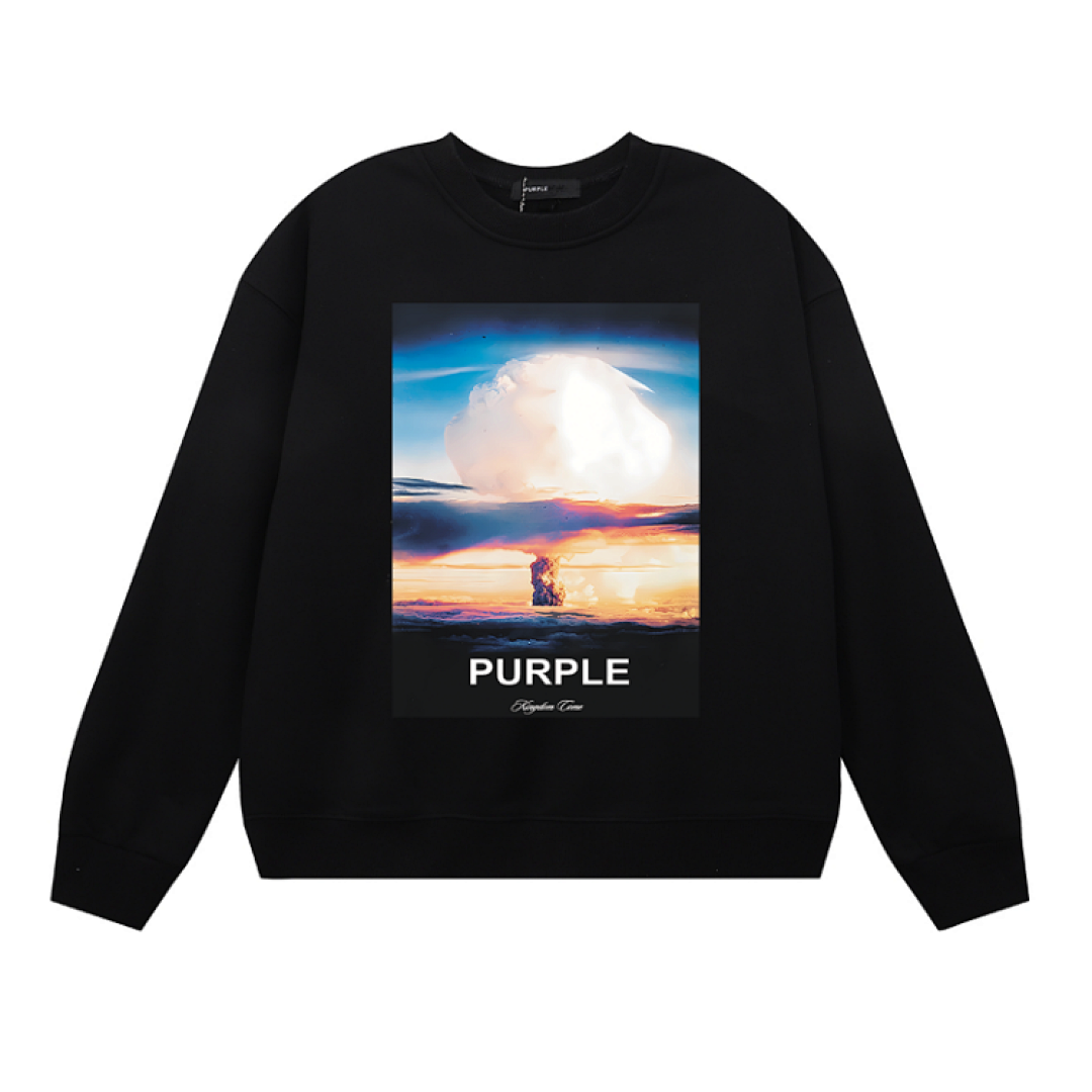 Purple Brand Long Sleeve — Purple Brand Long Sleeve —# Black
