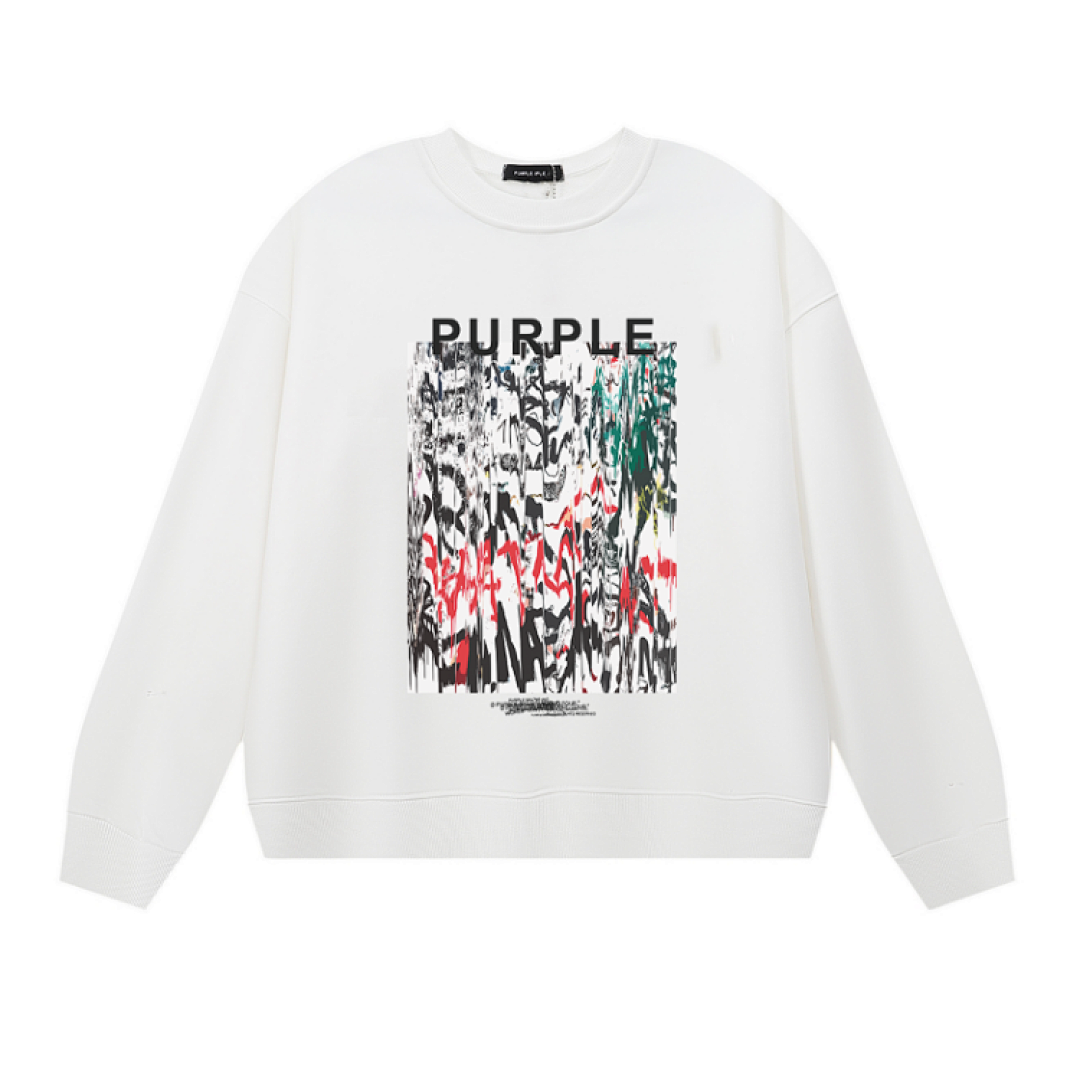 Purple Brand Long Sleeve — Purple Brand Long Sleeve —# White
