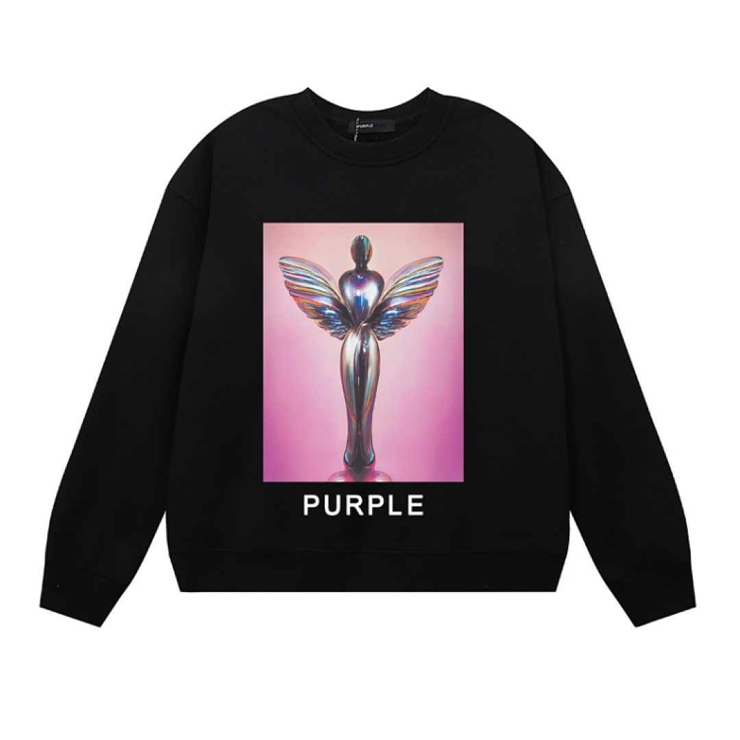 Purple Brand Long Sleeve — Purple Brand Long Sleeve —# Black