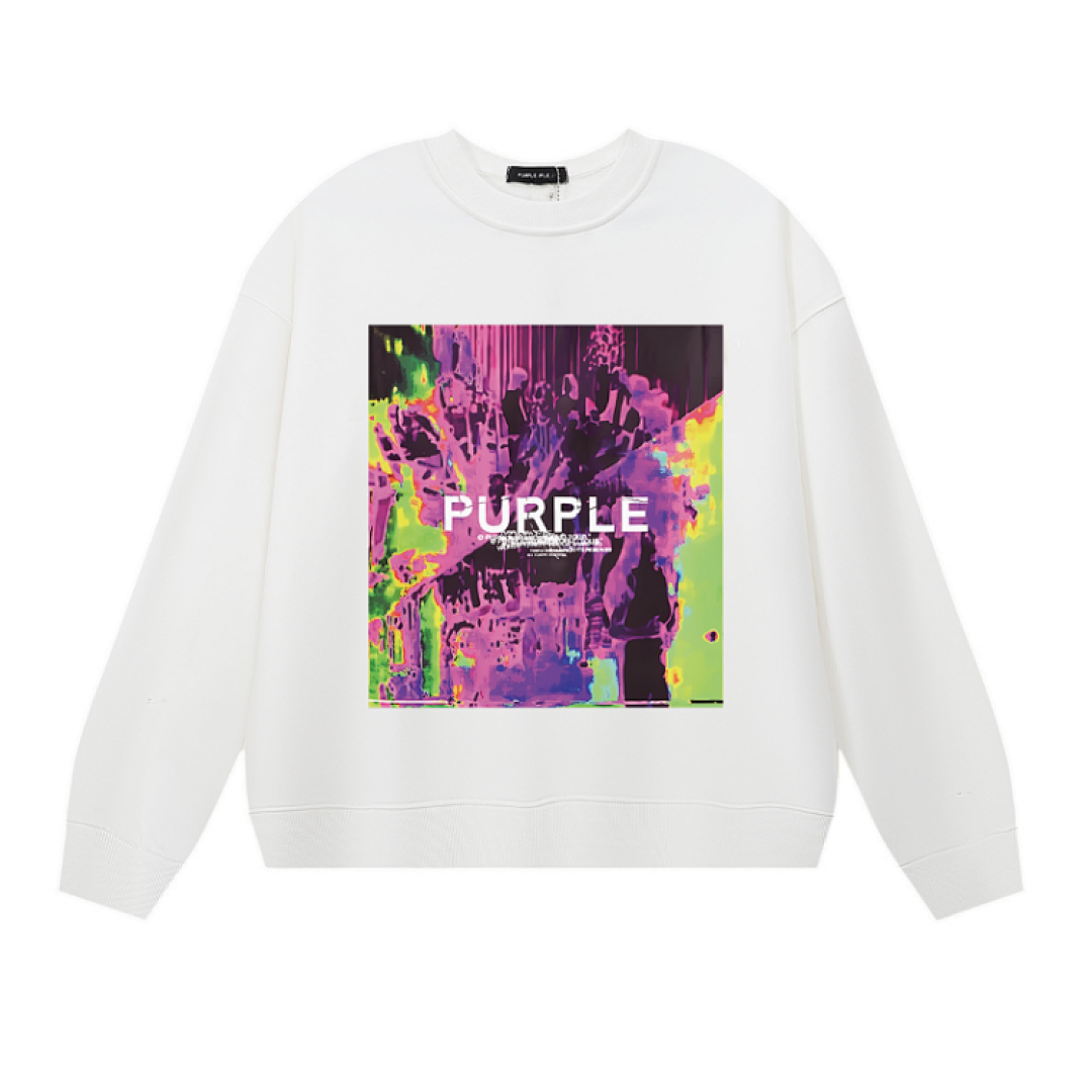 Purple Brand Long Sleeve — Purple Brand Long Sleeve —# White
