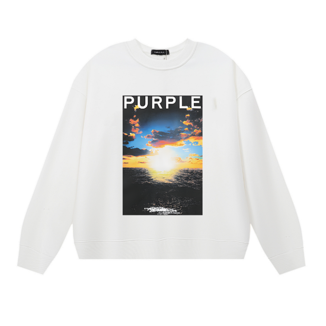 Purple Brand Long Sleeve — Purple Brand Long Sleeve —# White