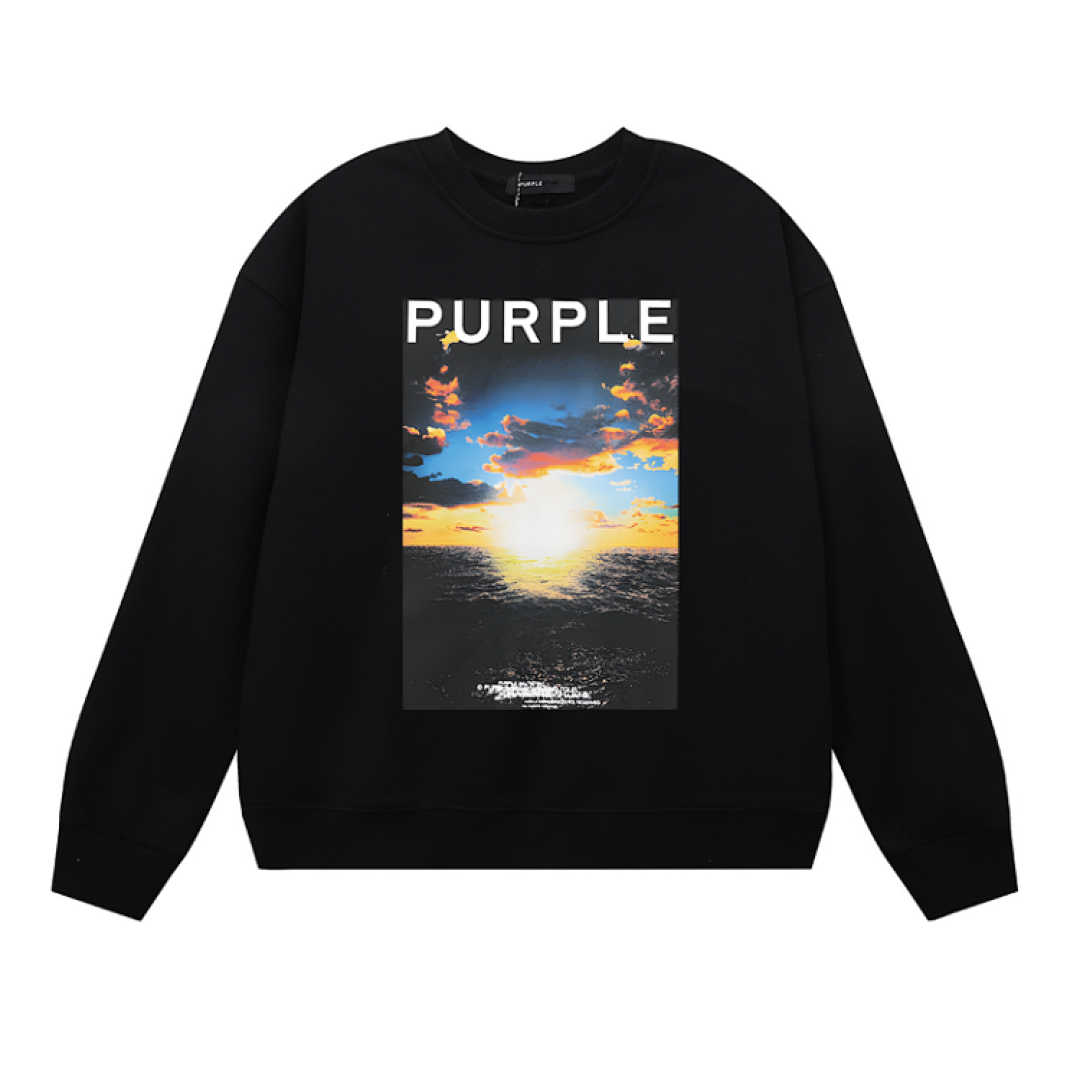 Purple Brand Long Sleeve — Purple Brand Long Sleeve —# Black