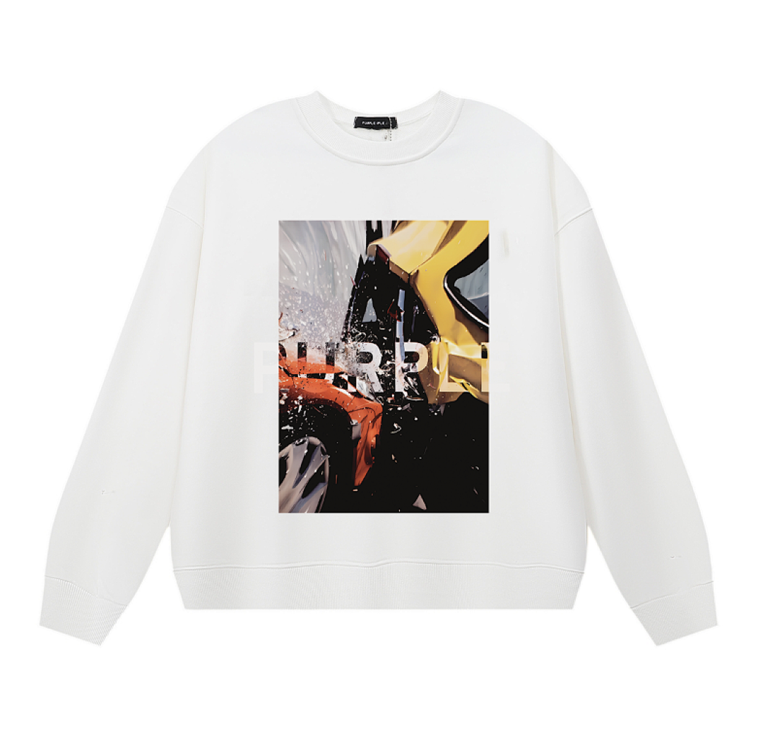 Purple Brand Long Sleeve — Purple Brand Long Sleeve —# White