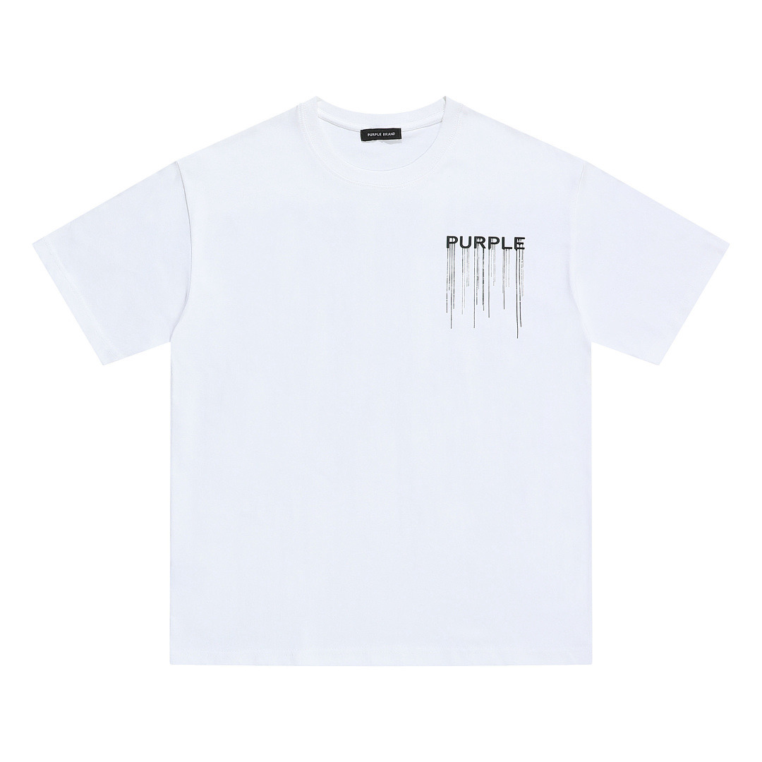 Purple Brand T-Shirt — Purple Brand T-Shirt —# White