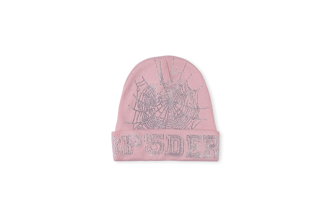 SP5DER Knitted Hat — AS201 (Pink)