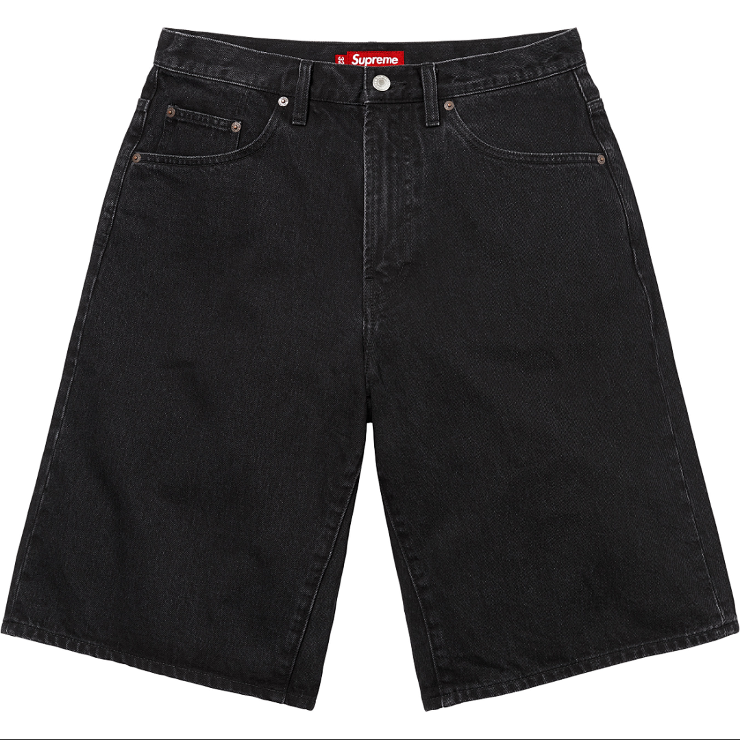 Supreme Jeans Shorts — A323 (Black)
